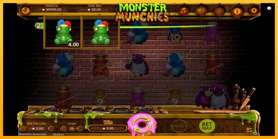 Monster Munchies mesin permainan untuk uang, gambar 3