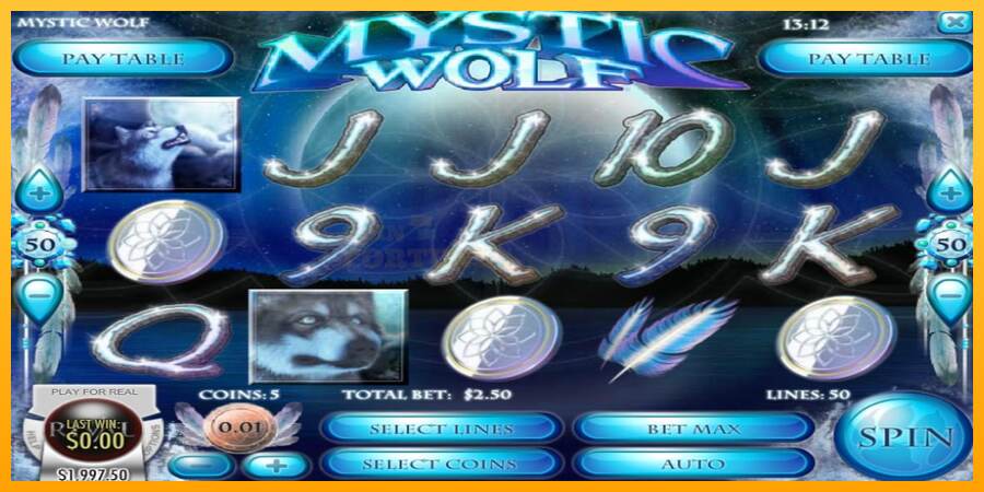 Mystic Wolf mesin permainan untuk uang, gambar 1