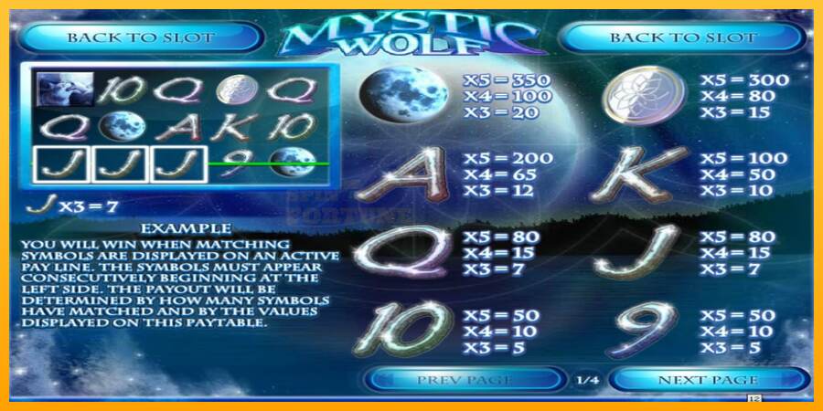 Mystic Wolf mesin permainan untuk uang, gambar 4