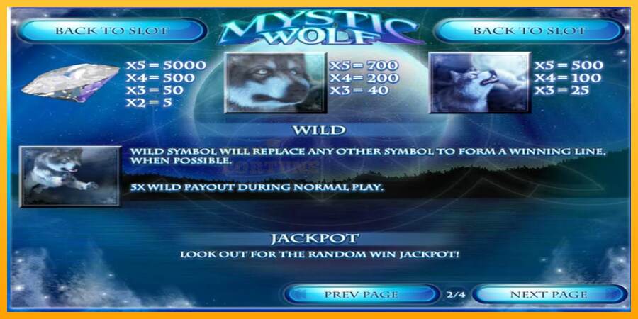 Mystic Wolf mesin permainan untuk uang, gambar 5