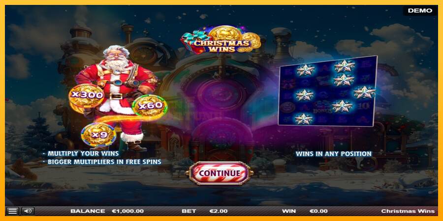 Christmas Wins mesin permainan untuk uang, gambar 1