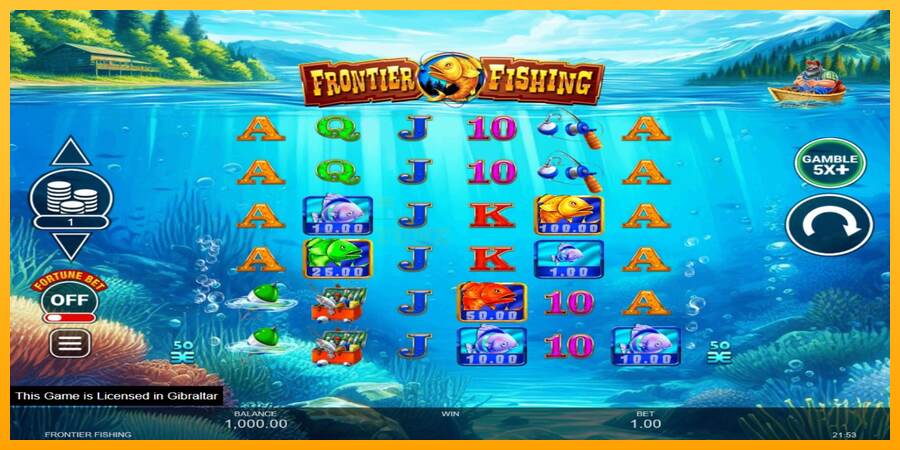 Frontier Fishing mesin permainan untuk uang, gambar 2