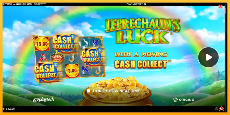 Leprechauns Luck Cash Collect Megaways PowerPlay Jackpot mesin permainan untuk uang, gambar 1