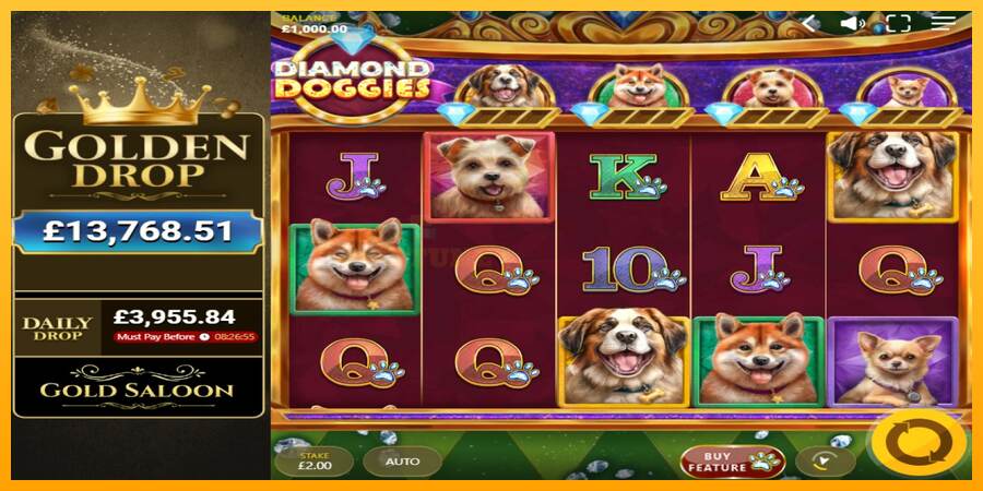 Diamond Doggies mesin permainan untuk uang, gambar 1