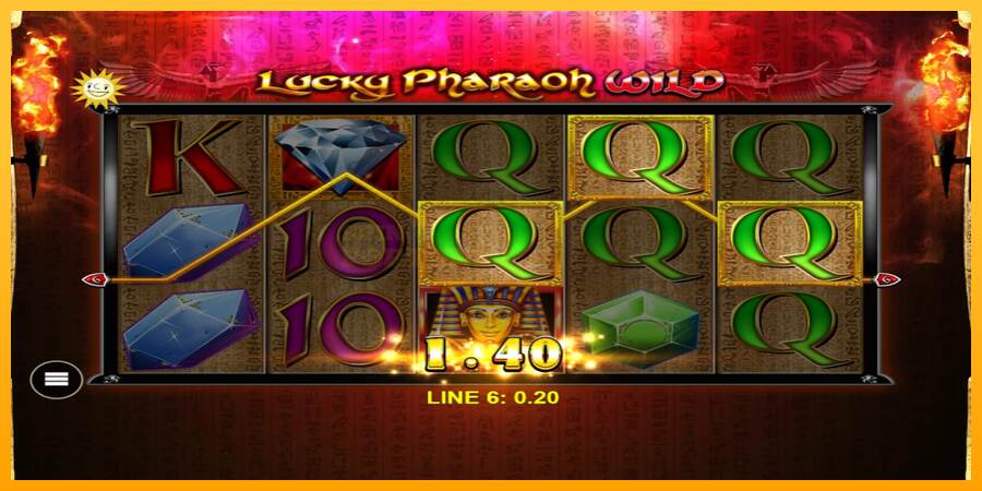 Lucky Pharaoh Wild mesin permainan untuk uang, gambar 3