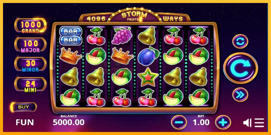 Storm Fruits 2 mesin permainan untuk uang, gambar 1