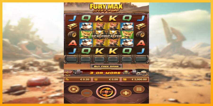 Fury Max Lucky Road mesin permainan untuk uang, gambar 2