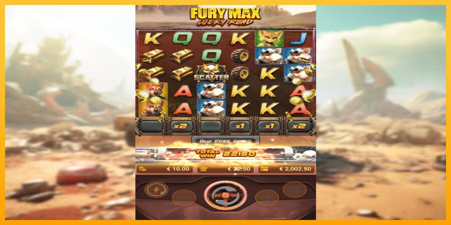 Fury Max Lucky Road mesin permainan untuk uang, gambar 3