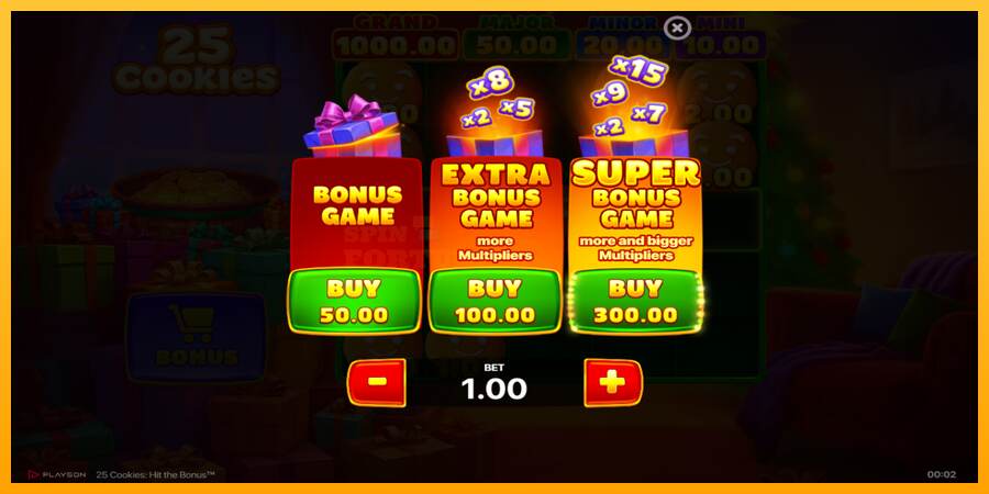 25 Cookies: Hit the Bonus mesin permainan untuk uang, gambar 3