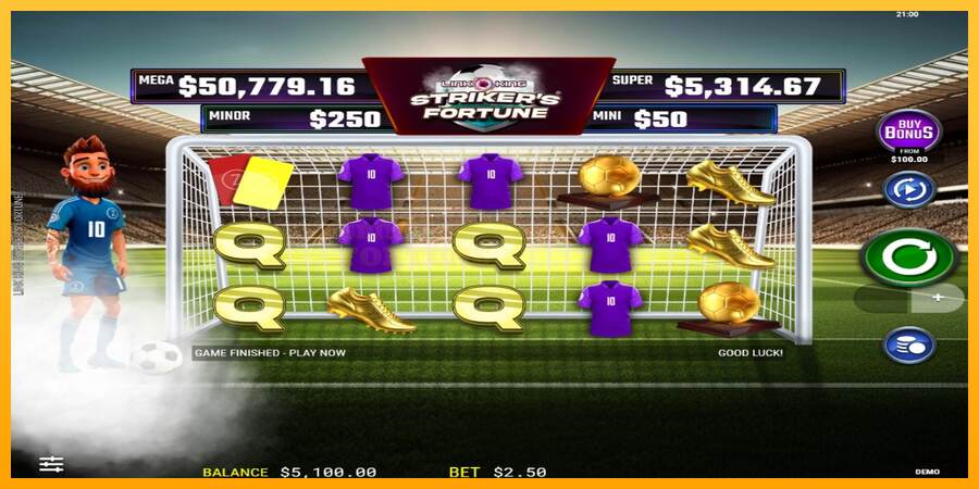 Strikers Fortune mesin permainan untuk uang, gambar 1