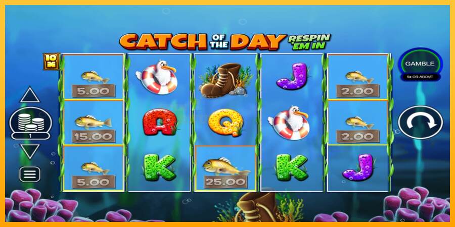 Catch of the Day Respin Em In mesin permainan untuk uang, gambar 2