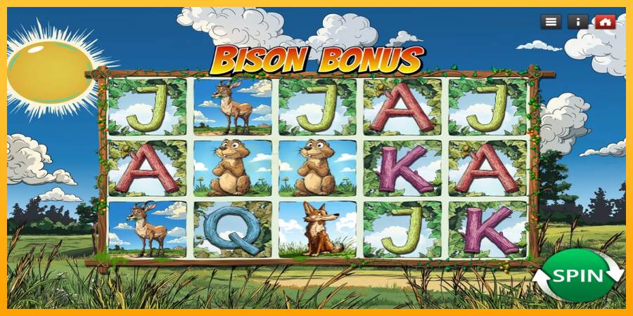 Bison Bonus mesin permainan untuk uang, gambar 1