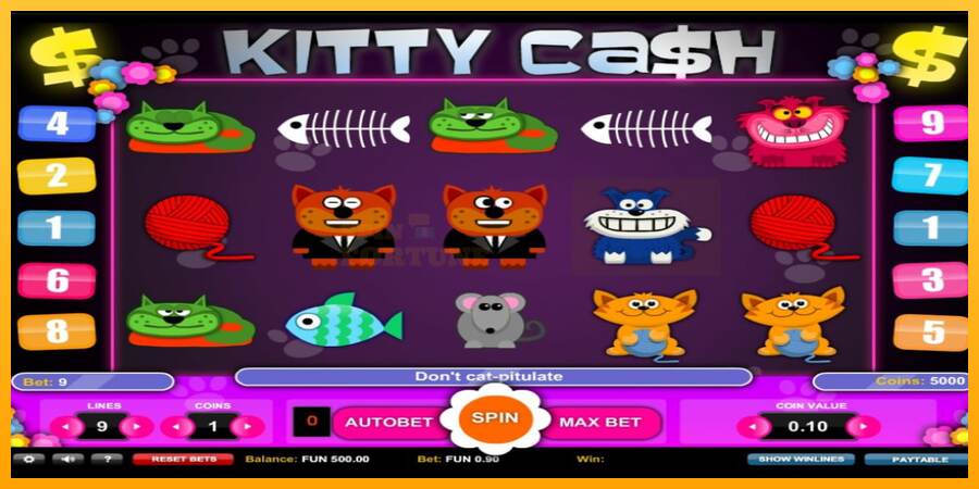 Kitty Cash mesin permainan untuk uang, gambar 1