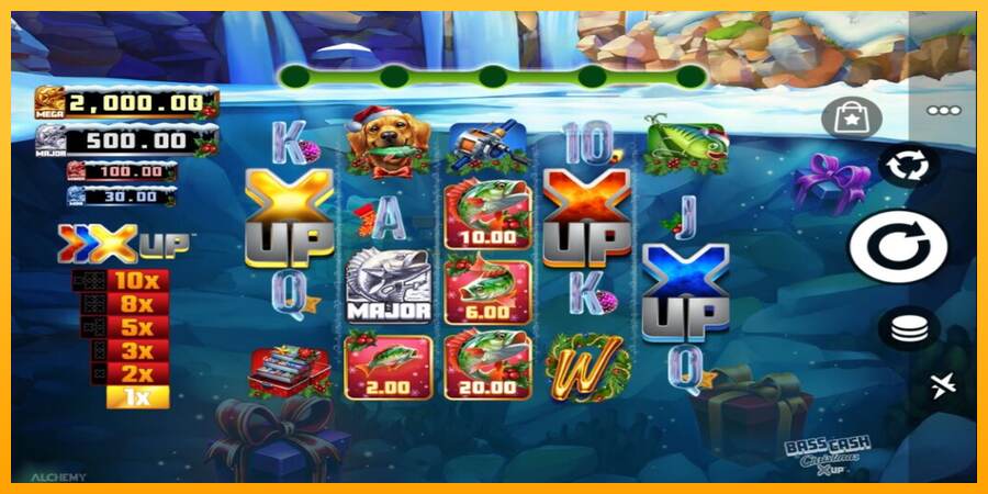 Bass Cash Christmas X UP mesin permainan untuk uang, gambar 1