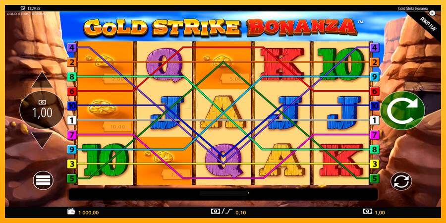 Gold Strike Bonanza mesin permainan untuk uang, gambar 1