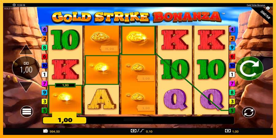 Gold Strike Bonanza mesin permainan untuk uang, gambar 3