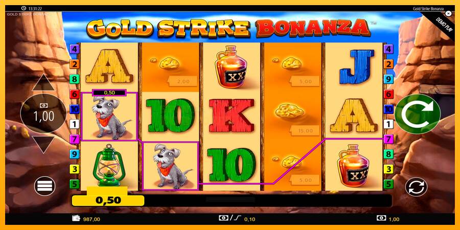 Gold Strike Bonanza mesin permainan untuk uang, gambar 6