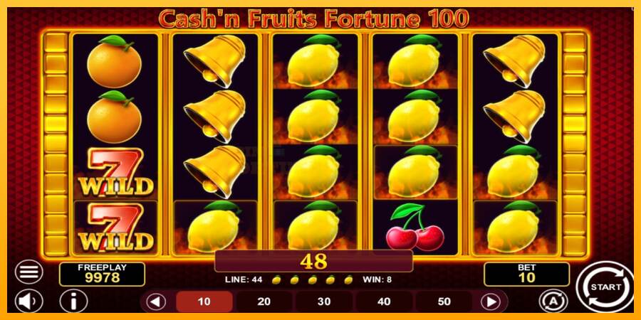 Cashn Fruits Fortune 100 mesin permainan untuk uang, gambar 2