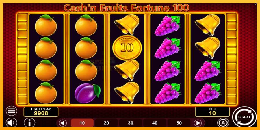 Cashn Fruits Fortune 100 mesin permainan untuk uang, gambar 3