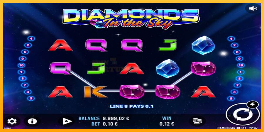 Diamonds In The Sky mesin permainan untuk uang, gambar 2