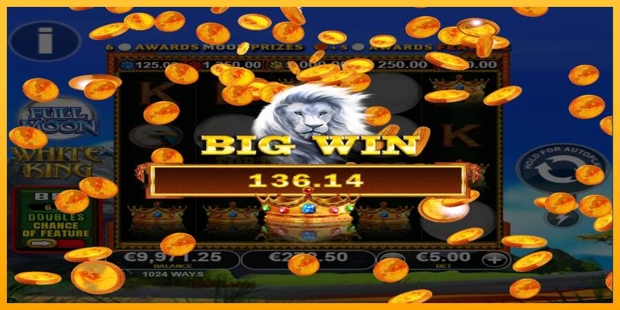 Full Moon: White King PowerPlay Jackpot mesin permainan untuk uang, gambar 4