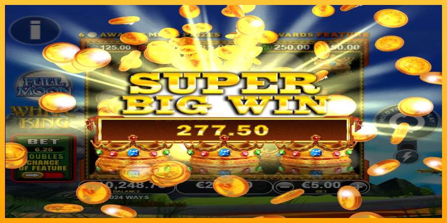 Full Moon: White King PowerPlay Jackpot mesin permainan untuk uang, gambar 5