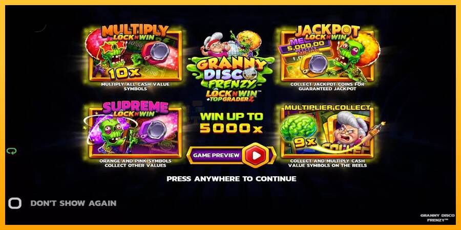 Granny Disco Frenzy mesin permainan untuk uang, gambar 1