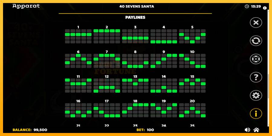 40 Sevens Santa mesin permainan untuk uang, gambar 7