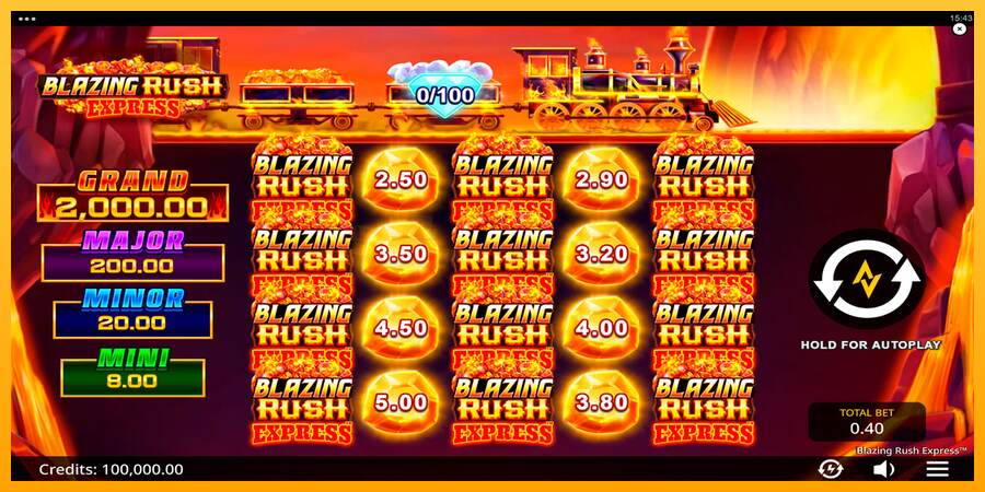 Blazing Rush Express mesin permainan untuk uang, gambar 1