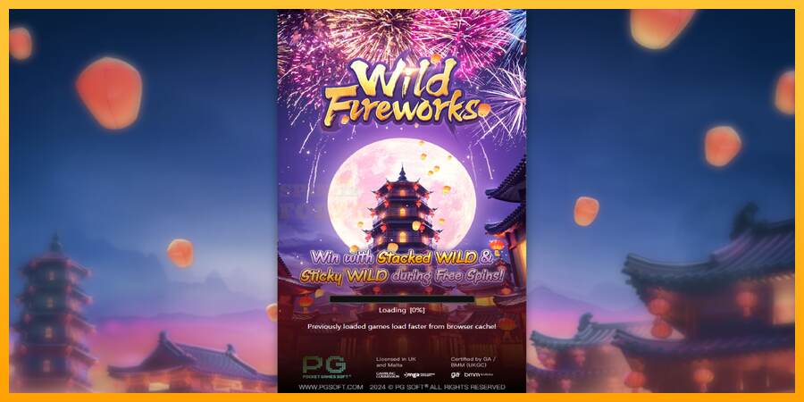 Wild Fireworks mesin permainan untuk uang, gambar 1