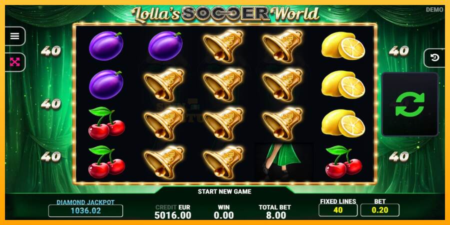 Lollas Soccer World mesin permainan untuk uang, gambar 1