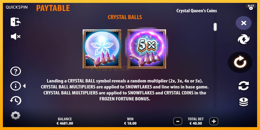 Crystal Queens Coins mesin permainan untuk uang, gambar 6