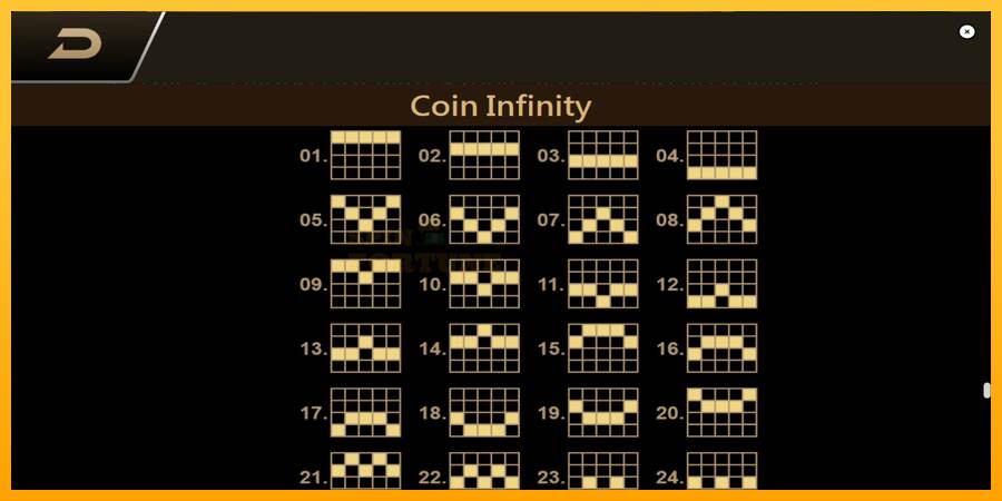 Coin Infinity Surge Reel mesin permainan untuk uang, gambar 7