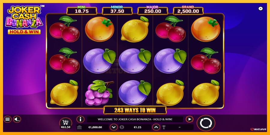 Joker Cash Bonanza - Hold & Win mesin permainan untuk uang, gambar 1