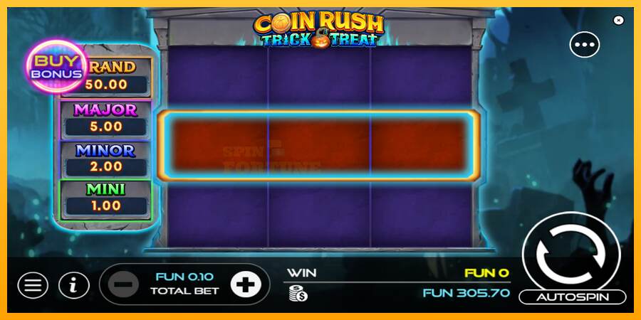 Coin Rush: Trick o Treat mesin permainan untuk uang, gambar 2