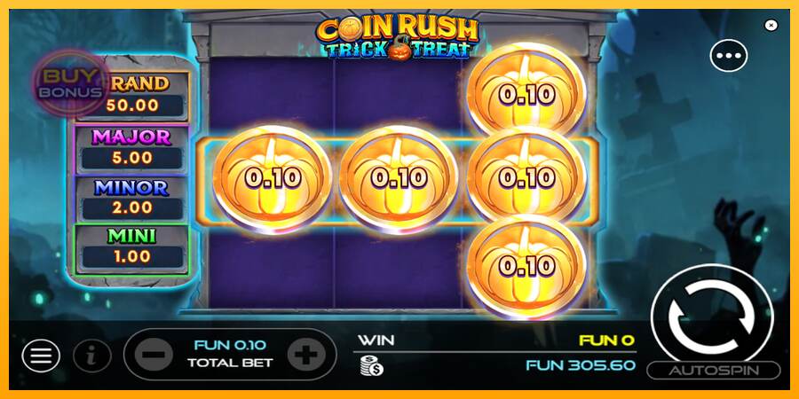 Coin Rush: Trick o Treat mesin permainan untuk uang, gambar 3