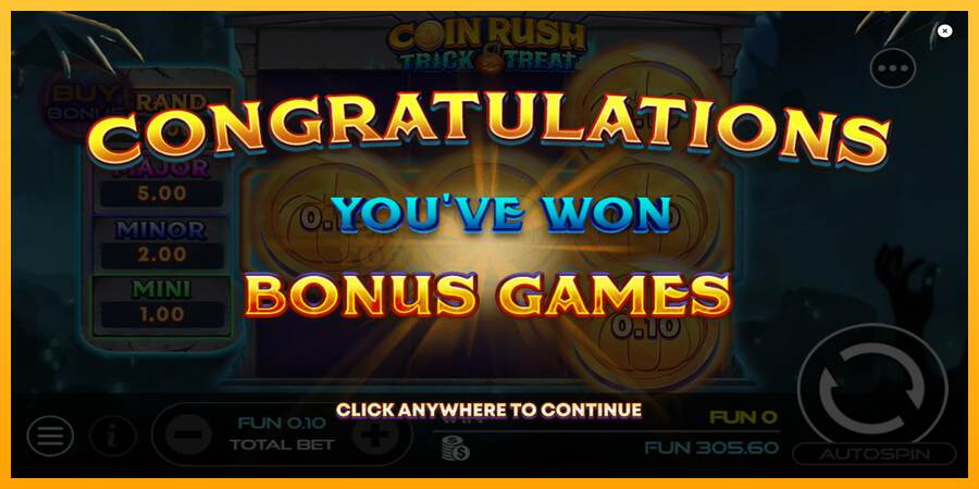 Coin Rush: Trick o Treat mesin permainan untuk uang, gambar 4