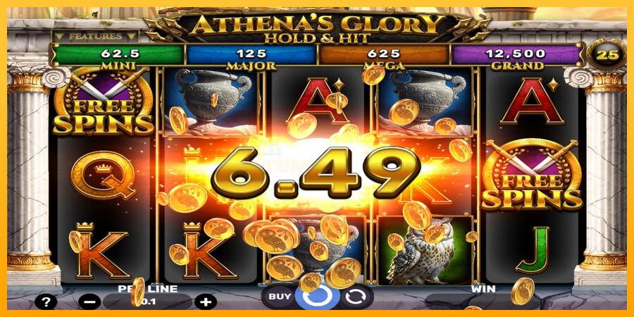 Athenas Glory Hold & Hit mesin permainan untuk uang, gambar 3