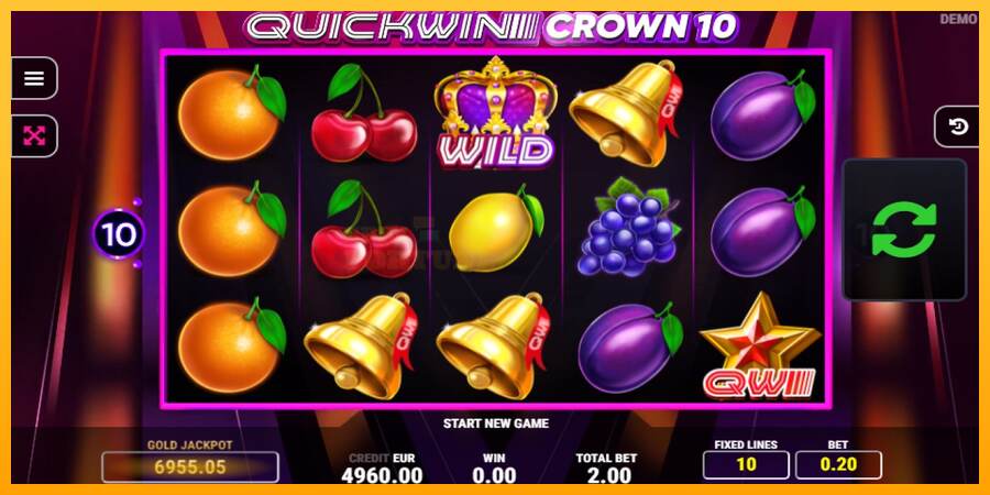 Quick Win Crown 10 mesin permainan untuk uang, gambar 2