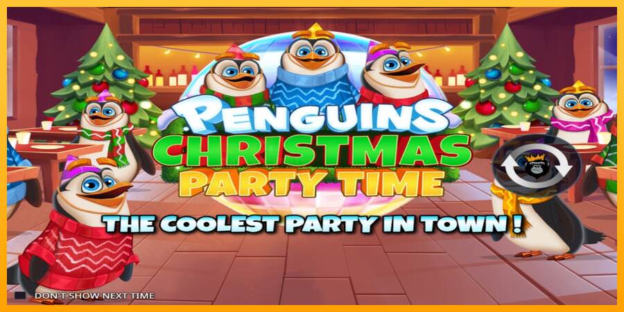 Penguins Christmas Party Time mesin permainan untuk uang, gambar 1