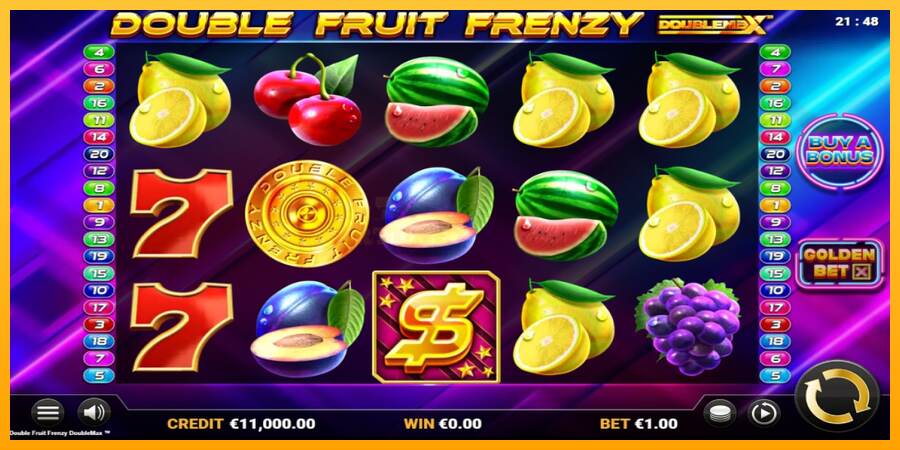 Double Fruit Frenzy DoubleMax mesin permainan untuk uang, gambar 1