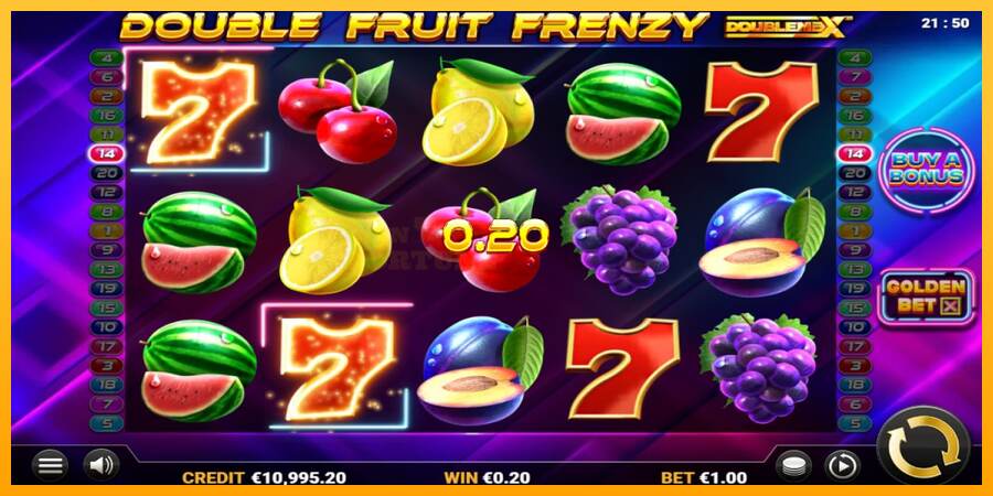 Double Fruit Frenzy DoubleMax mesin permainan untuk uang, gambar 2