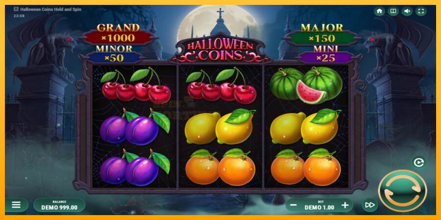 Halloween Coins Hold and Spin mesin permainan untuk uang, gambar 2