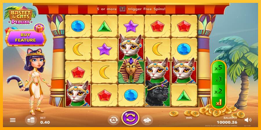 Bastet & Cats Deluxe mesin permainan untuk uang, gambar 2