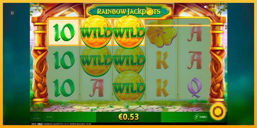 Rainbow Jackpots mesin permainan untuk uang, gambar 2