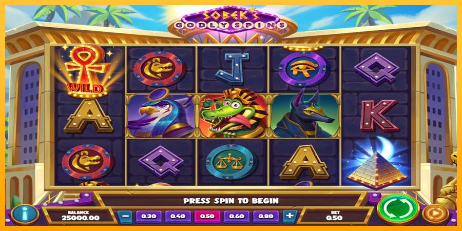 Sobeks Goldy Spins mesin permainan untuk uang, gambar 1