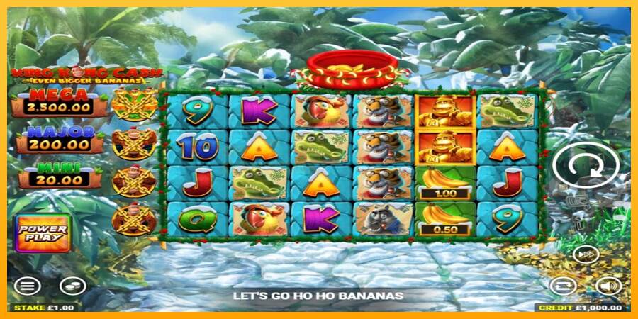 King Kong Cash Even Bigger Bananas Power Play mesin permainan untuk uang, gambar 2