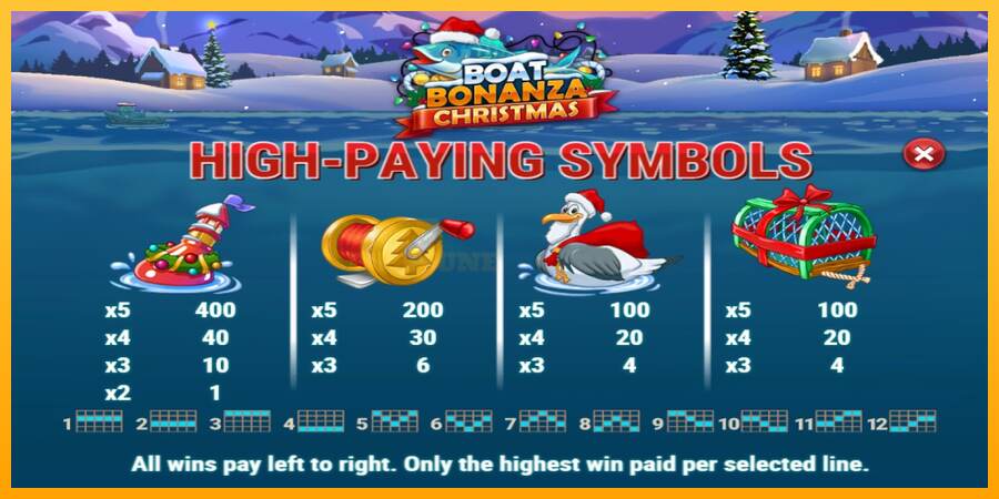 Boat Bonanza Christmas mesin permainan untuk uang, gambar 5