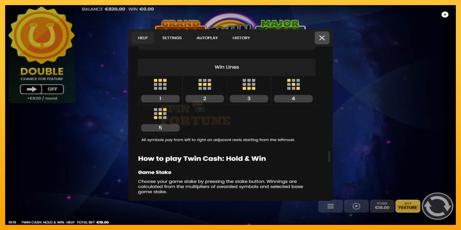 Twin Cash: Hold and Win mesin permainan untuk uang, gambar 7