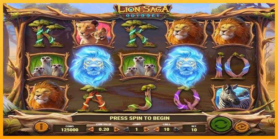 Lion Saga Odyssey mesin permainan untuk uang, gambar 1